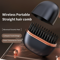 Wireless Portable Hair Straightening Comb